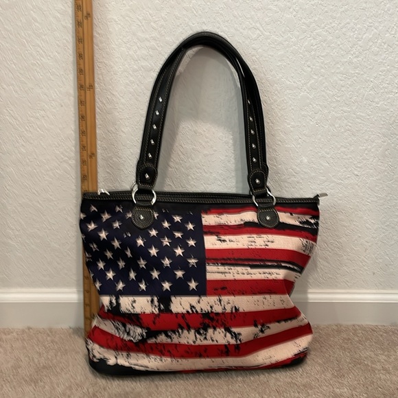 Montana West American Flag Travel Bag Set Get All 3! - Picture 2 of 11
